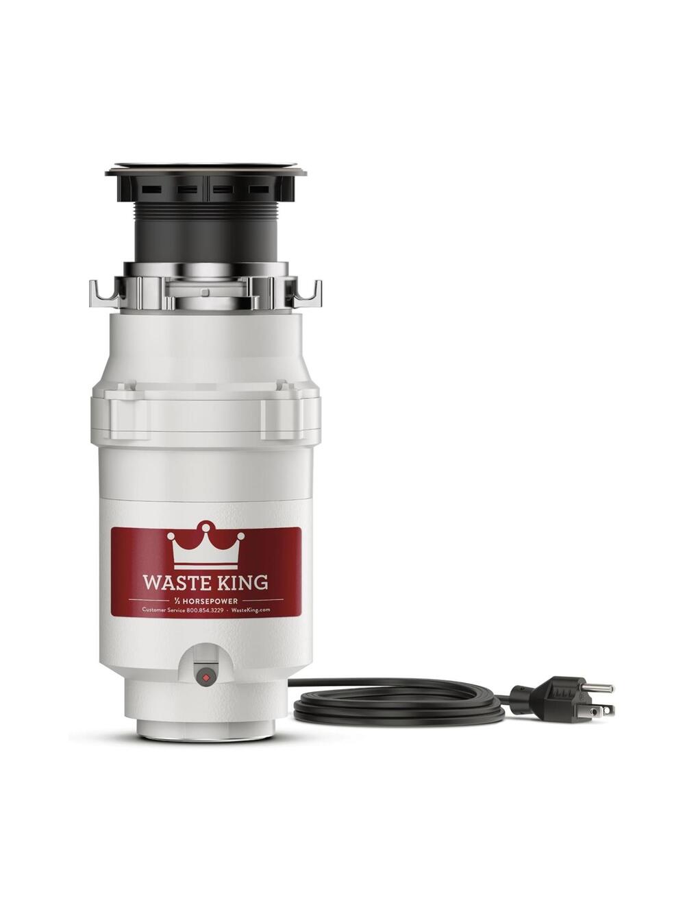 Moen Waste King Legend L-1001 Garbage Disposer, 1/2 hp Motor